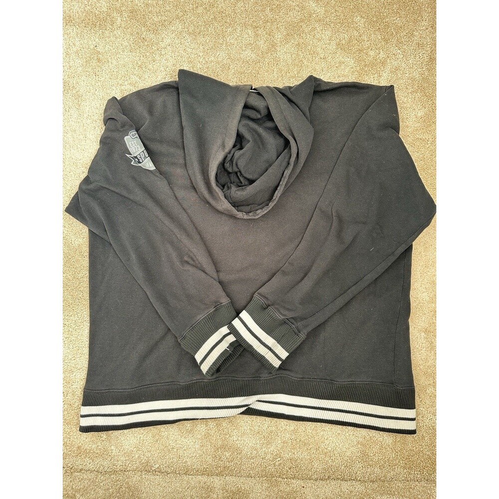 NBA San Antonio Spurs Black Hoodie XL EST 1973 Graphic Pullover Sweatshirt - Picture 3 of 8